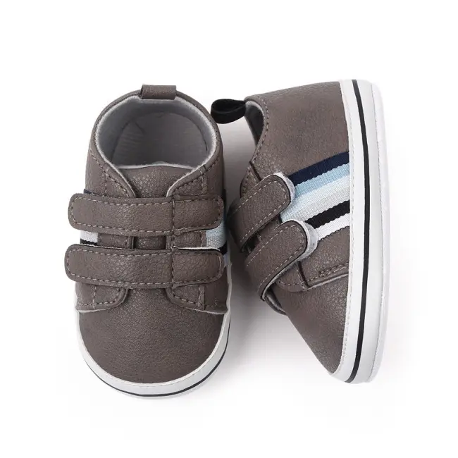 Adidasi gri pentru baietei - Snoozy MBBZ2288-3-c5