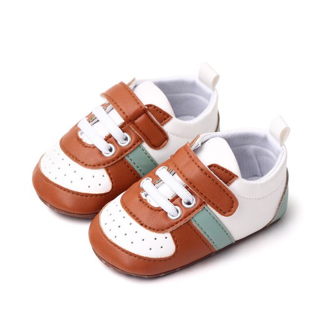 Adidasi albi cu maro si verde MDBZ2316-1-sa3