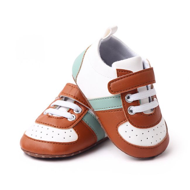 Adidasi albi cu maro si verde MDBZ2316-1-sa3