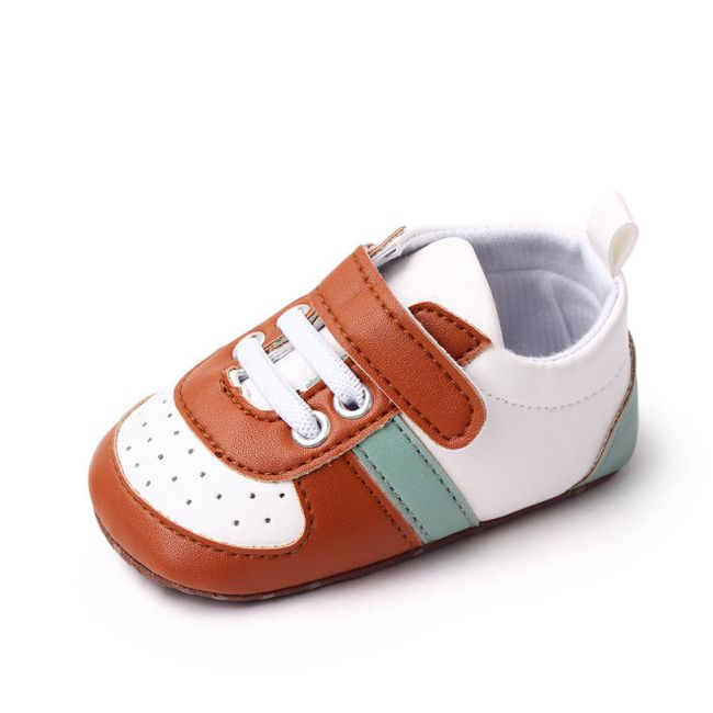 Adidasi albi cu maro si verde MDBZ2316-1-sa3