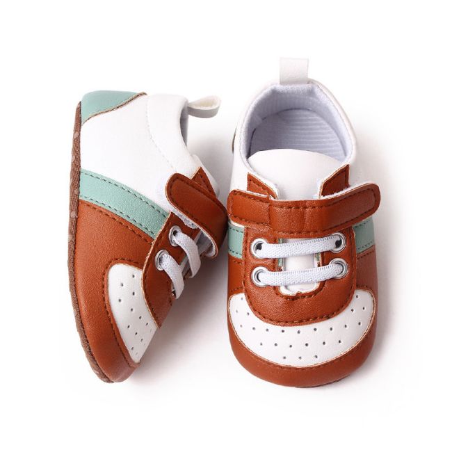 Adidasi albi cu maro si verde MDBZ2316-1-sa3