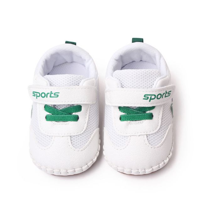 Adidasi albi cu verde - Leaves AMJ8007-3-p17