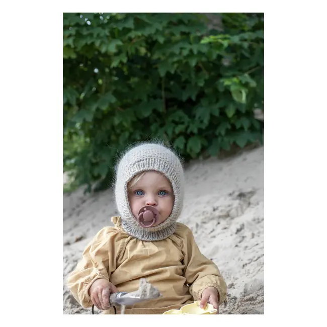 Bibs - set 2 suzete de lux silicon, tetina rotunda, marime universala-ivory/baby pink bbb150214