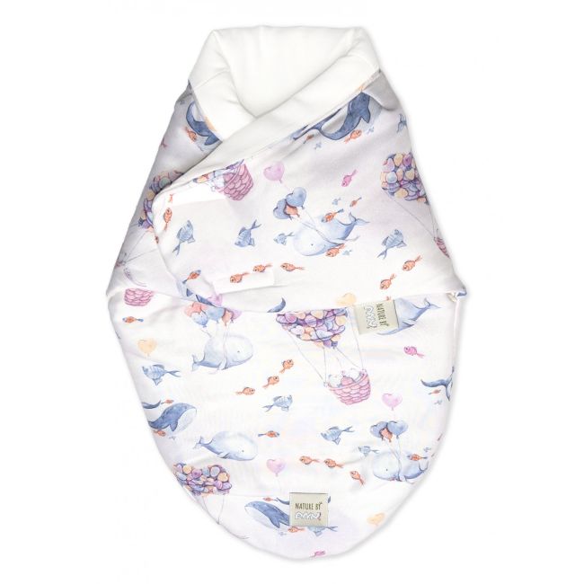 Sistem De Infasare Bambus, Inchidere Velcro, Baby Swaddle, Baloane + Cadou Rucsacel Pjb82568