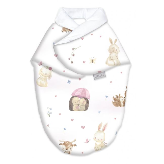 Sistem De Infasare Bambus, Inchidere Velcro, Baby Swaddle, Love + Cadou Rucsacel Pjb84383
