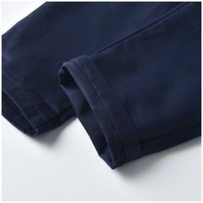 Costum elegant bleumarine cu vestuta si papion ADtzb0910-1-DE2