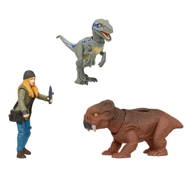 JURASSIC WORLD DOMINION SET 2 FIGURINE MAISIE SI SI VELOCIRAPTOR BETA VIVMTHDX46_HGP78
