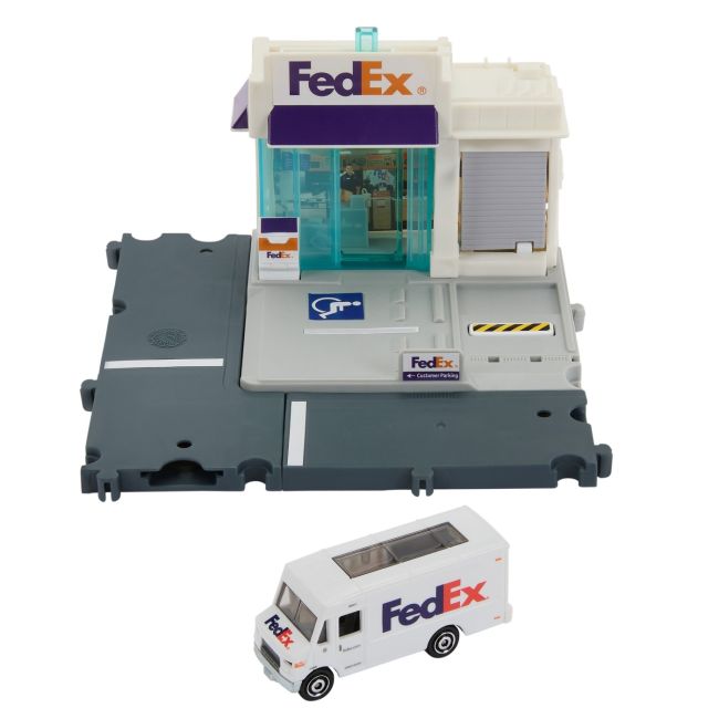 MATCHBOX SET ACTION DRIVERS CENTRUL DE COLETE FEDEX VIVMTHJT89_HLY62