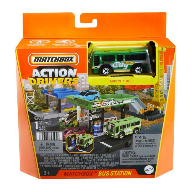 MATCHBOX SET ACTION DRIVERS STATIA DE AUTOBUZ VIVMTHJT89_HDL08