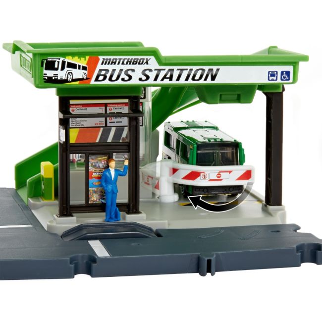 MATCHBOX SET ACTION DRIVERS STATIA DE AUTOBUZ VIVMTHJT89_HDL08