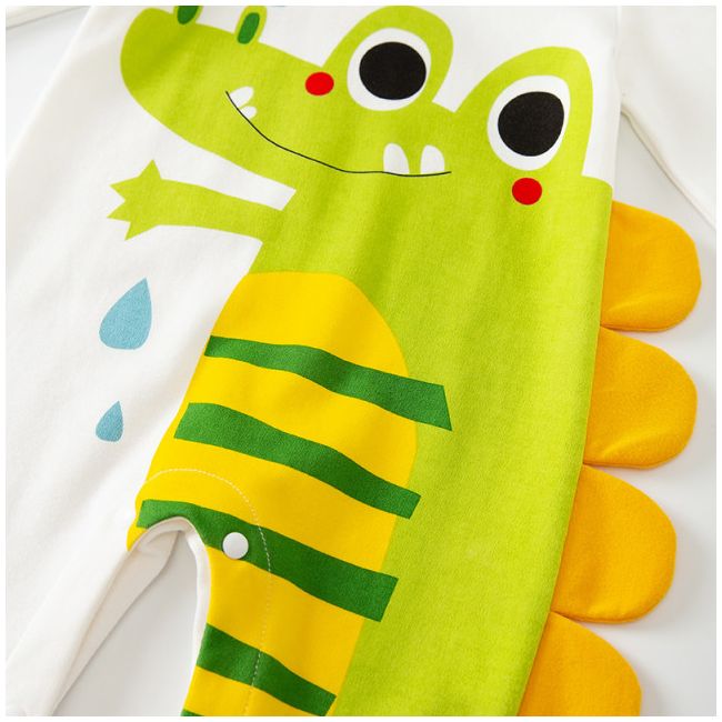 Salopeta alba - croco (marime disponibila: 9-12 luni (marimea 20 incaltaminte)) li522-3.9-12 luni (marimea 20 incaltaminte)