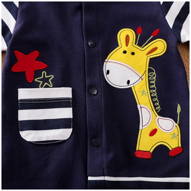Salopeta pentru bebelusi - giraffe (marime disponibila: 3-6 luni (marimea 18 incaltaminte)) mb522-2.3-6 luni (marimea 18 incaltaminte)