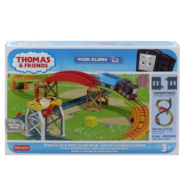 THOMAS SET DE JOACA CU LOCOMOTIVA PUSH ALONG DIESEL SI ACCESORII VIVMTHGY82_HPM62