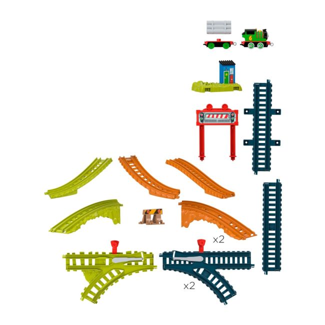 THOMAS SET DE JOACA CU LOCOMOTIVA PUSH ALONG PERCY SI ACCESORII VIVMTHGY82_HPM63