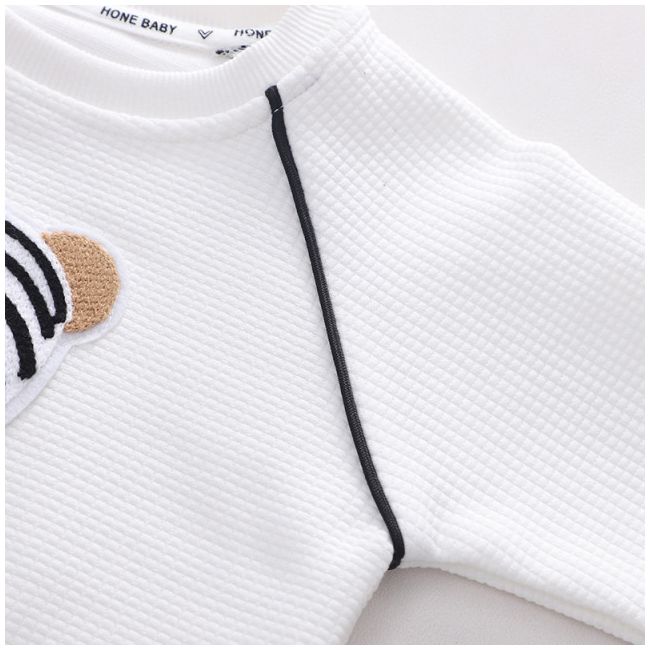 Trening alb pentru baietei - teddy (marime disponibila: 18-24 luni) li554-de5.18-24 luni