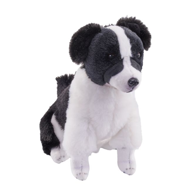 Caine de salvare cu sunet border collie - jucarie plus wild republic 14 cm wr27588