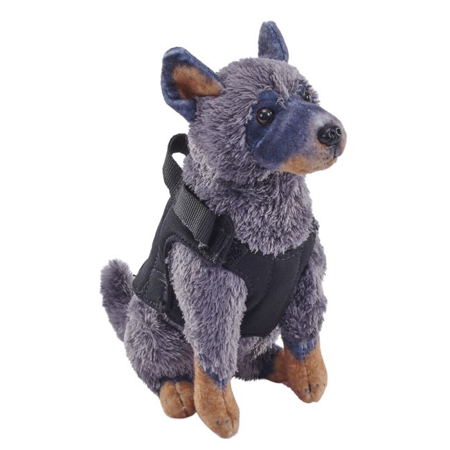Caine de salvare cu sunet cattle dog - jucarie plus wild republic 14 cm wr27684