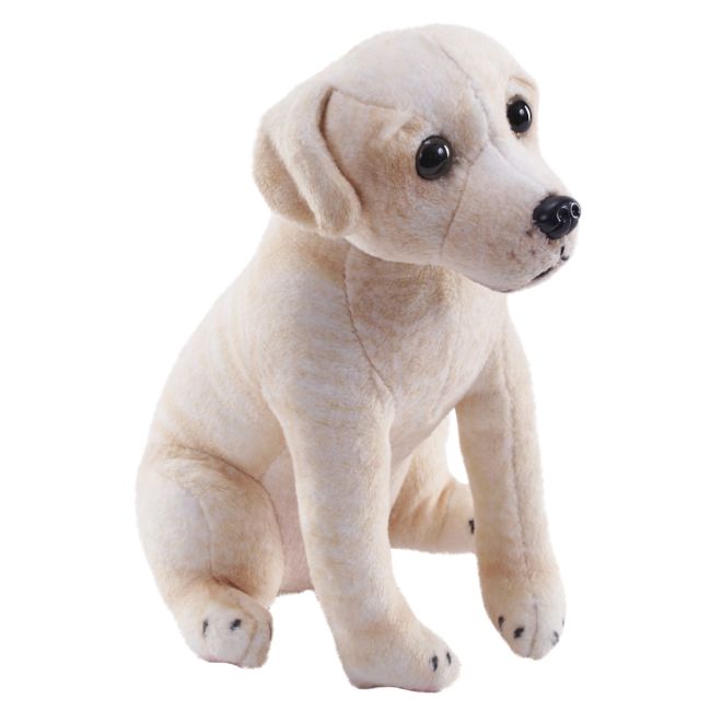 Caine de salvare cu sunet labrador  auriu- jucarie plus wild republic 14 cm wr27416