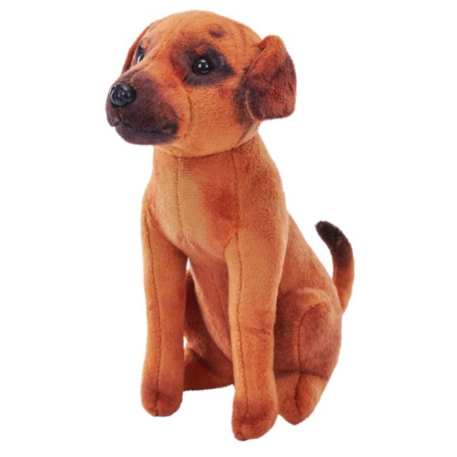 Caine de salvare cu sunet rasa mixta - jucarie plus wild republic 14 cm wr27585