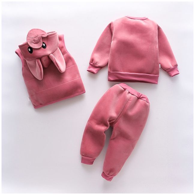 Costum imblanit din catifea - elefantel (marime disponibila: 3 ani) adoctsc46.3 ani