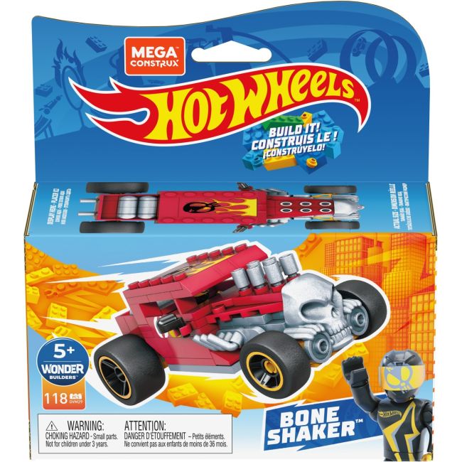 HOT WHEELS MEGA MASINUTA CONSTRUIBILA BONE SHAKER VIVMTGVM28_GVM29