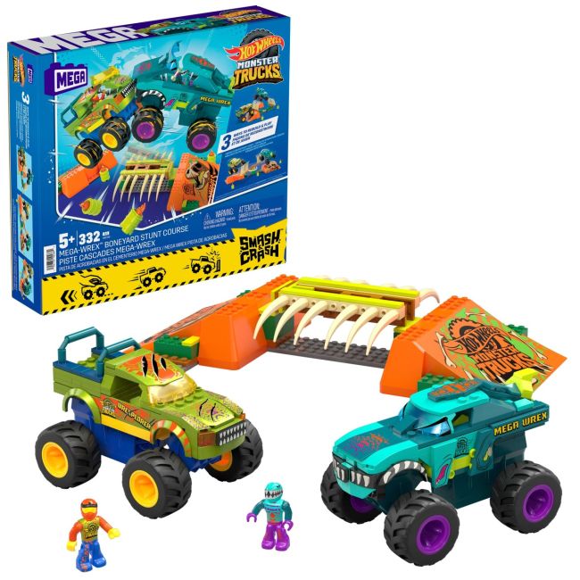 HOT WHEELS MONSTER TRUCK MEGA BLOKS SET MEGA WREX VIVMTHKF89