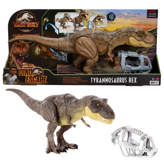 JURASSIC WORLD DINO ESCAPE STOMP'N ESCAPE DINOZAUR TYRANNOSAURUS REX VIVMTGWD67