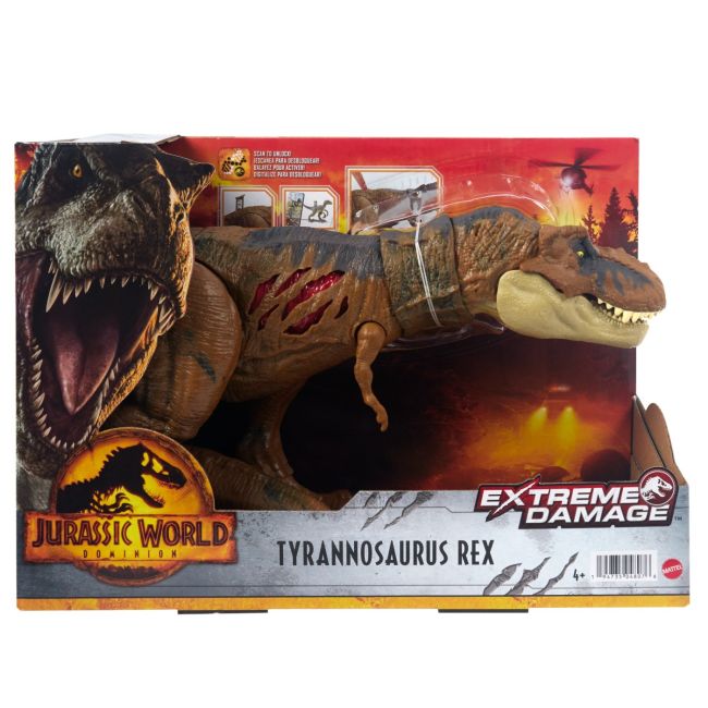 JURASSIC WORLD EXTREME DAMAGE DINOZAUR TYRANNOSAURUS REX VIVMTHGC19