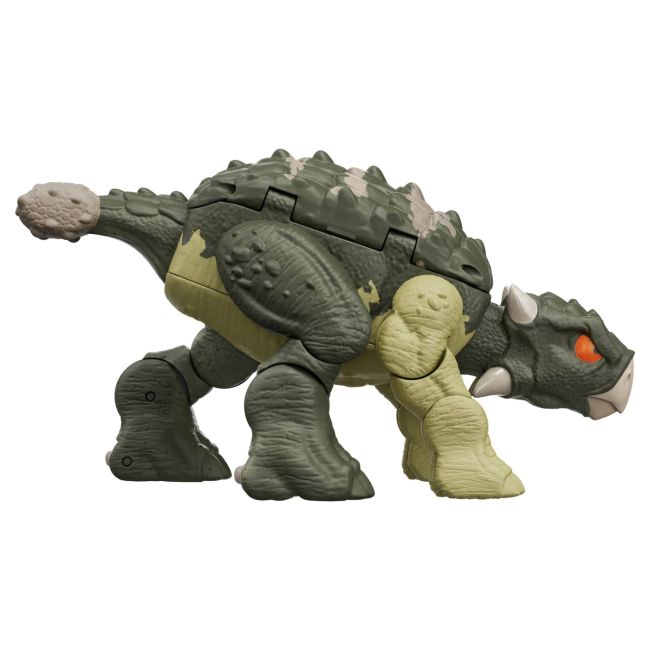 JURASSIC WORLD FIERCE CHANGERS DOUBLE DANGER DINOZAUR TRANSFORMABIL TYRANNOSAURUS REX SI ANKYLOSAURUS VERDE VIVMTHLP05_HLP08