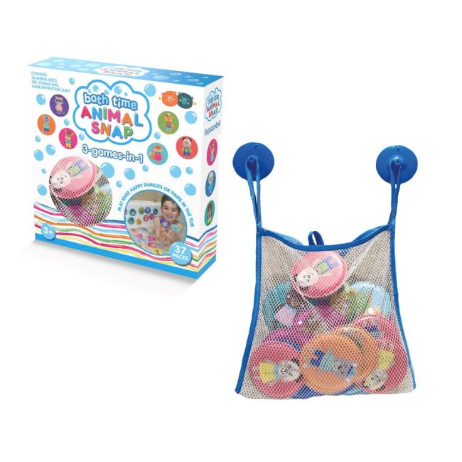 Joc educativ pentru baie 3 in 1 animal snap bb189