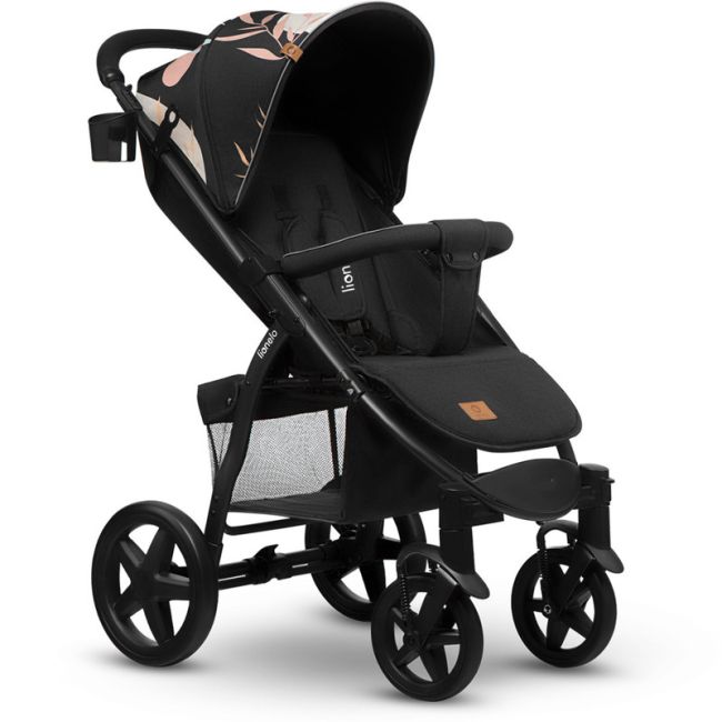 Lionelo - Carucior sport Annet Plus Lovin\', Editie limitata, De la nastere, Cu accesorii, 0 - 22 Kg, Conform cu standardele europene de securitate EN1888-1 si EN1888-2, Negru, Resigilat BYNLO-ANNET_PLUS_LOVIN_resigilat2