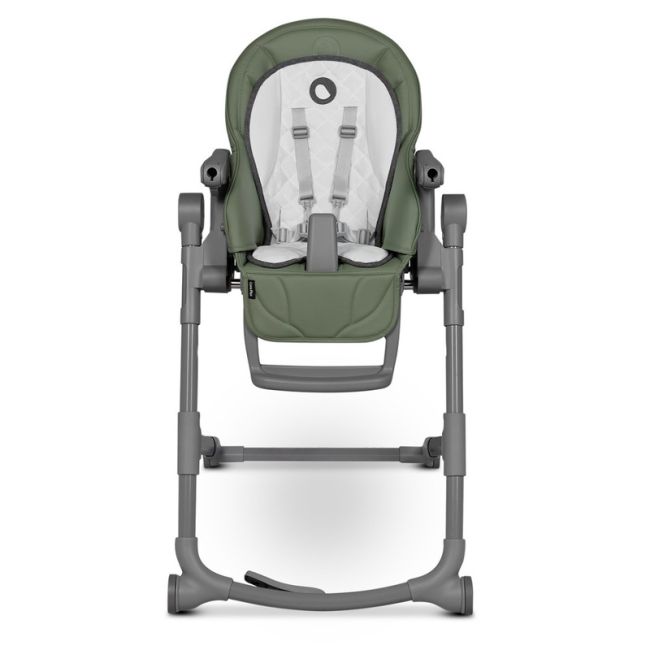 Lionelo - Scaun de masa multifunctional Cora Plus, Reglabil in 4 pozitii pe inaltime, Spatar reglabil in 3 pozitii, Cu bara de jucarii, Pliabil, Conform cu standardul european de securitate EN14988, Verde BYNLO-CORA _PLUS_GREEN_OLIVE