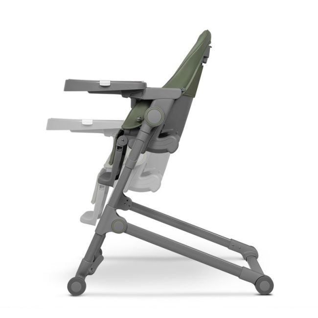 Lionelo - Scaun de masa multifunctional Cora Plus, Reglabil in 4 pozitii pe inaltime, Spatar reglabil in 3 pozitii, Cu bara de jucarii, Pliabil, Conform cu standardul european de securitate EN14988, Verde BYNLO-CORA _PLUS_GREEN_OLIVE
