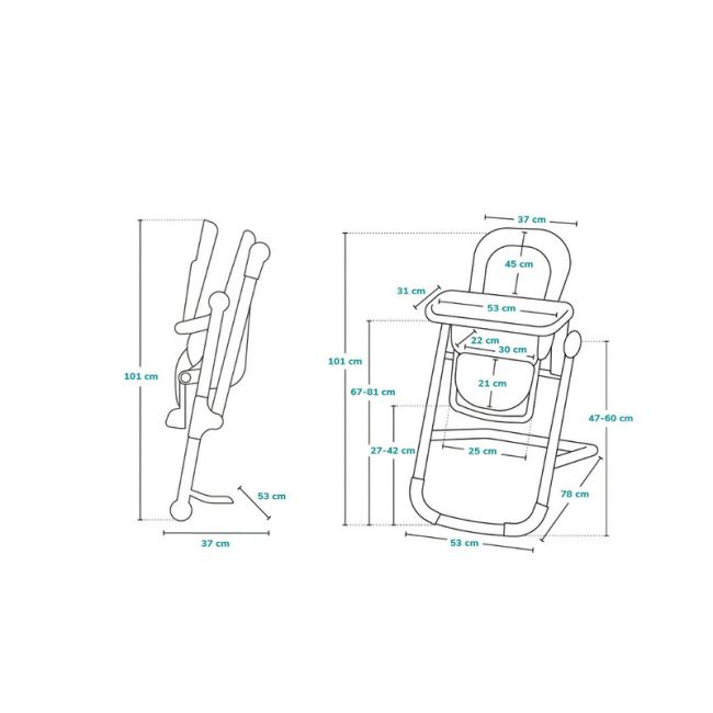 Lionelo - Scaun de masa multifunctional Cora Plus, Reglabil in 4 pozitii pe inaltime, Spatar reglabil in 3 pozitii, Cu bara de jucarii, Pliabil, Conform cu standardul european de securitate EN14988, Verde BYNLO-CORA _PLUS_GREEN_OLIVE