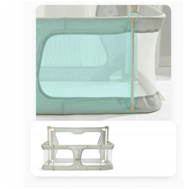 Patut cosleeping transformabil in bariera pat 120 cm ozar lvtk5904905021052