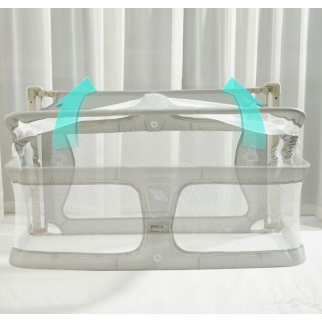 Patut cosleeping transformabil in bariera pat 120 cm ozar lvtk5904905021052