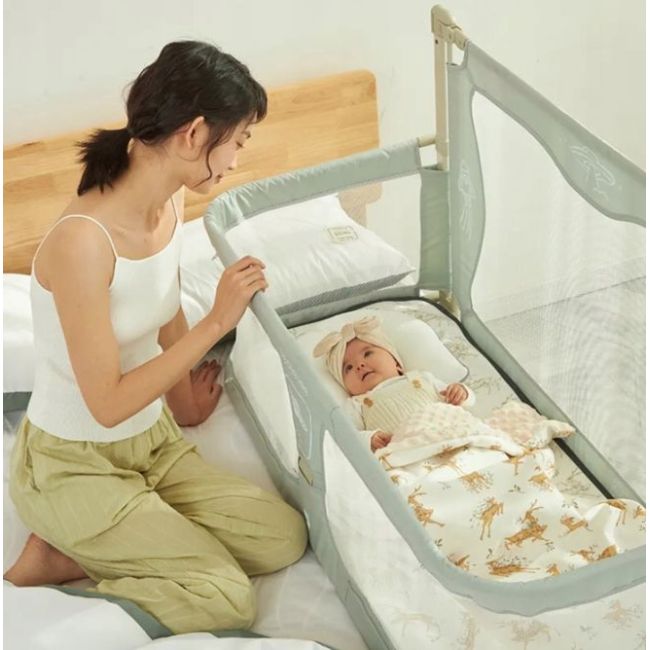 Patut cosleeping transformabil in bariera pat 120 cm ozar lvtk5904905021052
