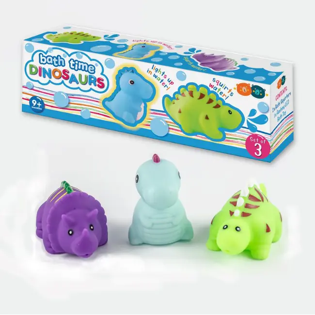 Set dinozauri cu led pentru baie bb186