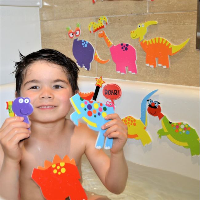 Stickere dinozauri - set de joaca pentru baie bb169