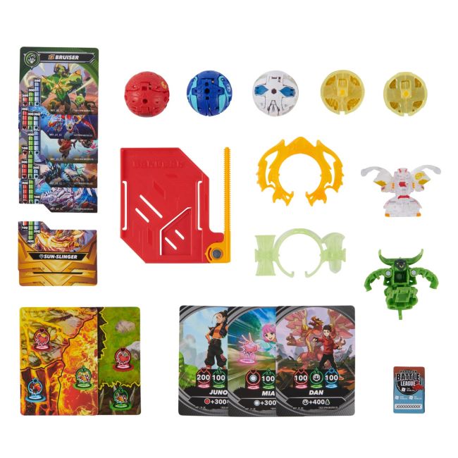 BAKUGAN SET DE LUPTA BRUISER, DRAGONOID, HAMMERHEAD, TITANIUM DRAGONOID SI NILLIOUS VIV6066988_20142085