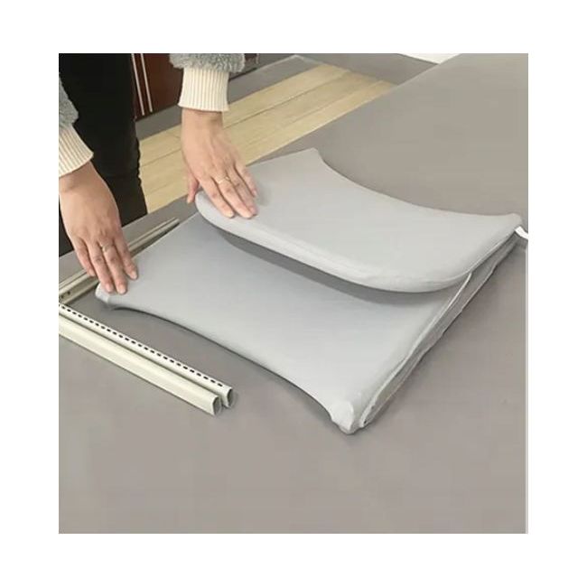 Bariera pat pliabila portabila cu inaltime reglabila smart grey 120 cm lvtk5904905021014