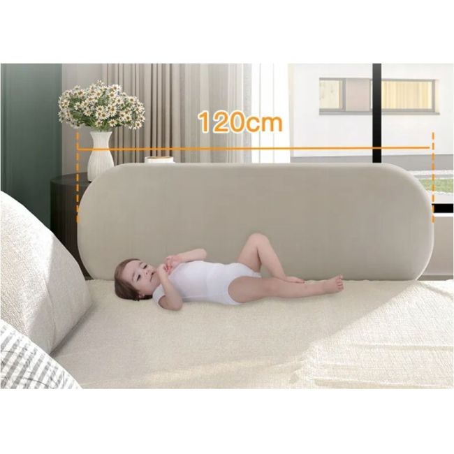 Bariera pat pliabila portabila cu inaltime reglabila smart grey 120 cm lvtk5904905021014