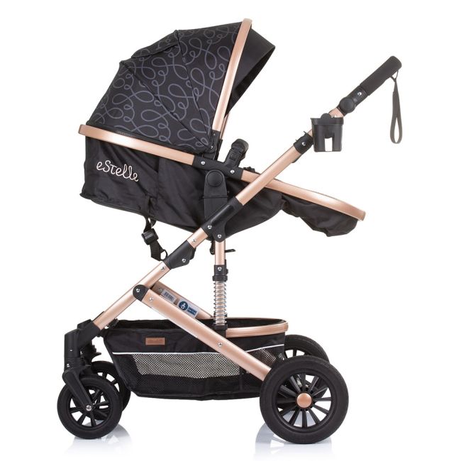 Carucior chipolino estelle 2 in 1 ebony hubkkes02301eb