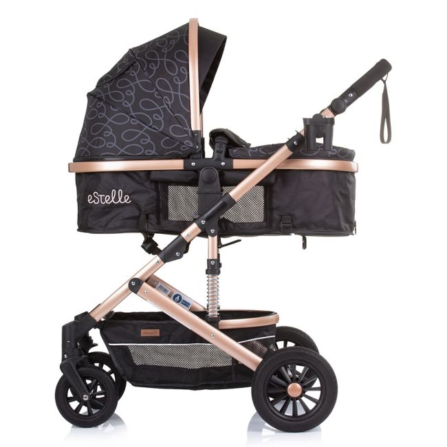Carucior chipolino estelle 2 in 1 ebony hubkkes02301eb
