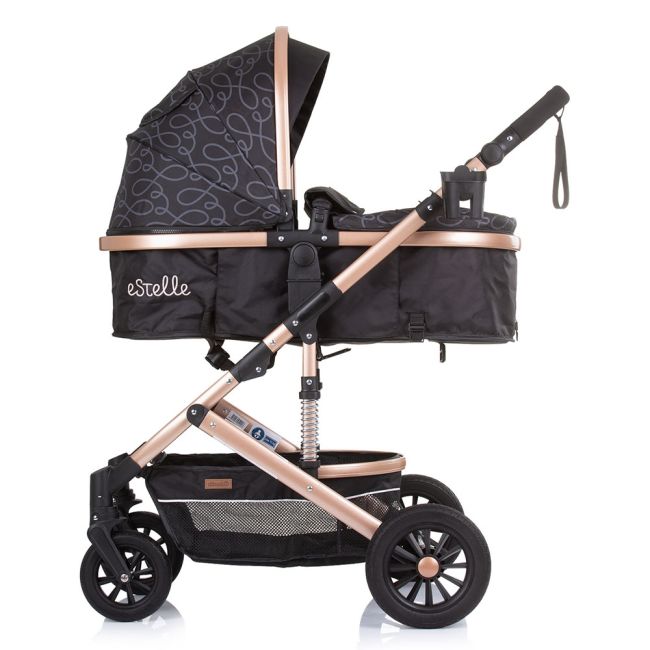 Carucior chipolino estelle 2 in 1 ebony hubkkes02301eb