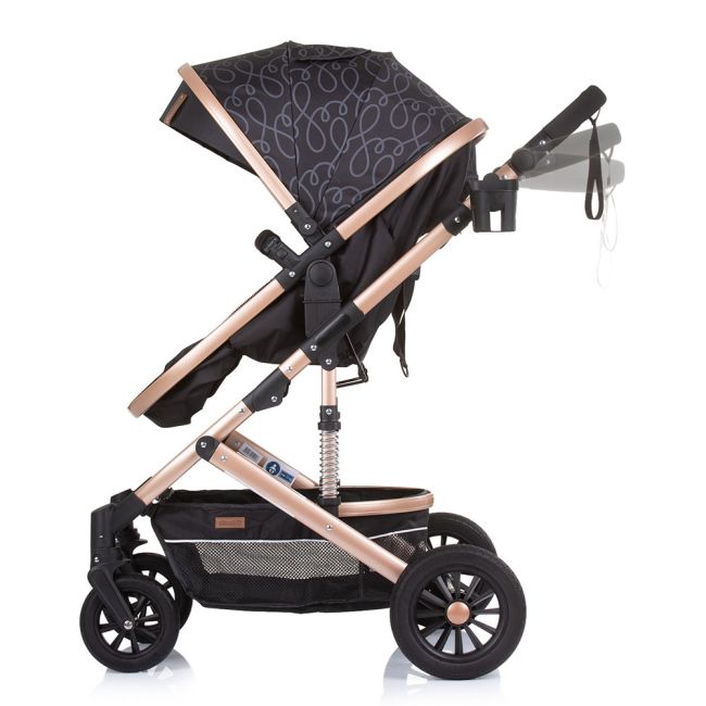 Carucior chipolino estelle 2 in 1 ebony hubkkes02301eb