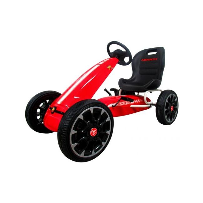 Kart cu pedale abarth, 3-7 ani, roti din spuma eva, g6 r-sport - rosu edeedipb9388arosu