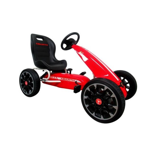 Kart cu pedale abarth, 3-7 ani, roti din spuma eva, g6 r-sport - rosu edeedipb9388arosu