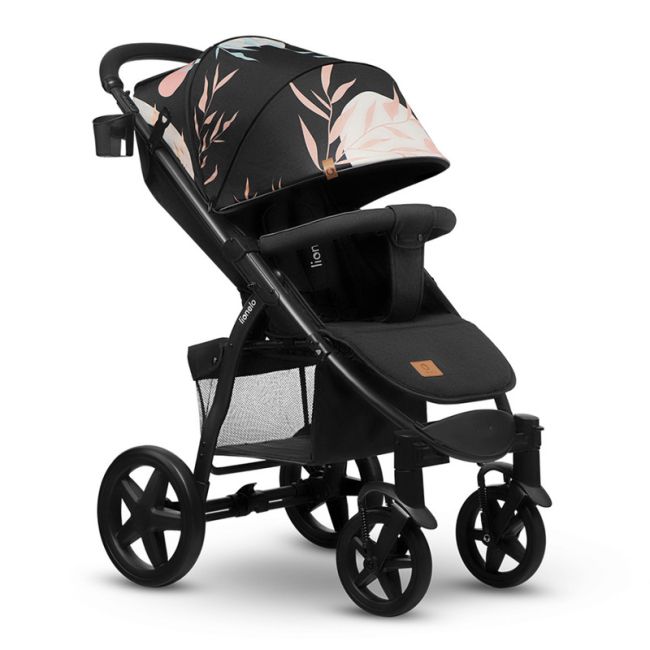 Lionelo - Carucior sport Annet Plus Lovin\', Editie limitata, De la nastere, Cu accesorii, 0 - 22 Kg, Conform cu standardele europene de securitate EN1888-1 si EN1888-2, Negru, Resigilat BYNLO-ANNET_PLUS_LOVIN_resigilat2