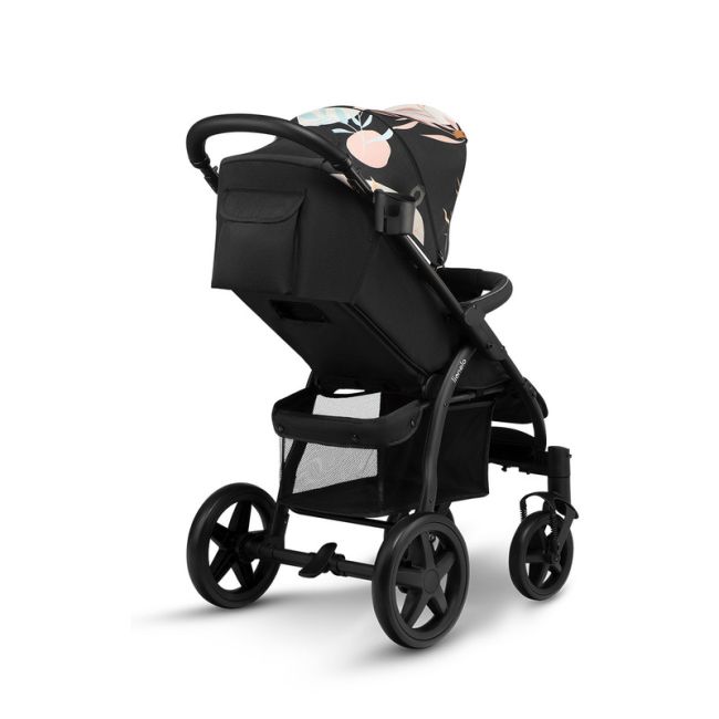 Lionelo - Carucior sport Annet Plus Lovin\', Editie limitata, De la nastere, Cu accesorii, 0 - 22 Kg, Conform cu standardele europene de securitate EN1888-1 si EN1888-2, Negru, Resigilat BYNLO-ANNET_PLUS_LOVIN_resigilat2